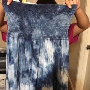 Strapless dress